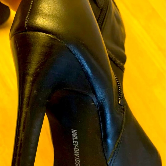 Harley Davidson Women's Leather Stiletto Boots - Picture 5 of 8